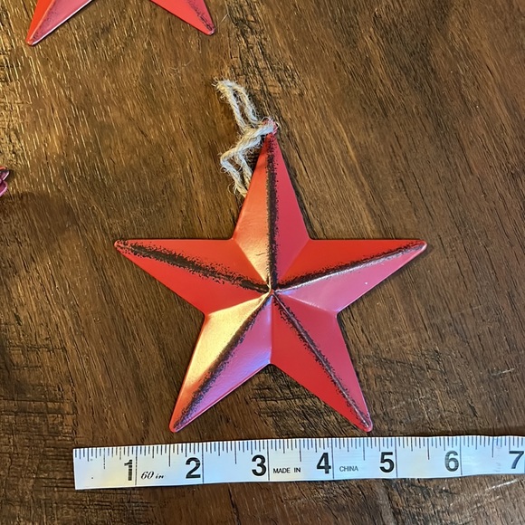 Set of 16 rustic star ornaments - Picture 6 of 6